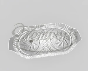 Tacka kryształowa duża z uchwytami