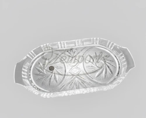 Tacka kryształowa duża z uchwytami