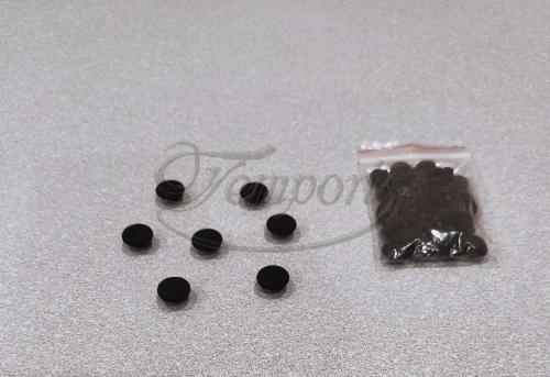 Guziki do sutanny powlekane czarne