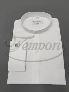 Koszula kapłańska pod sutannę biała długi rękaw