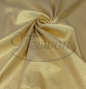 Tkanina brokatowa złota