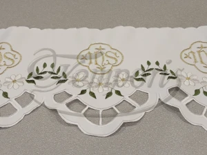 Koronka ołtarzowa zielona 3012