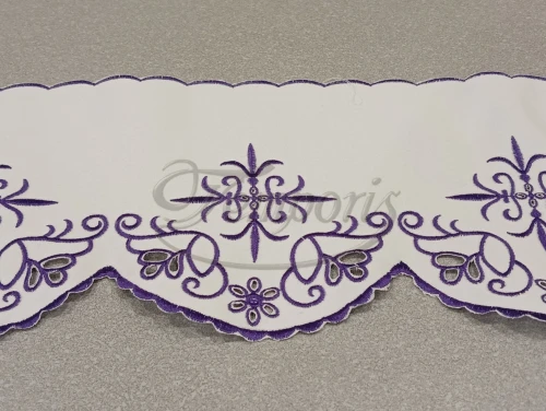 Koronka ołtarzowa fioletowa 2547F