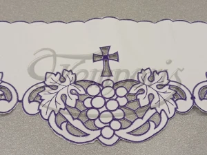 Koronka ołtarzowa fioletowa 2800F