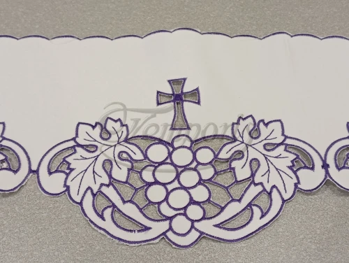 Koronka ołtarzowa fioletowa 2800F