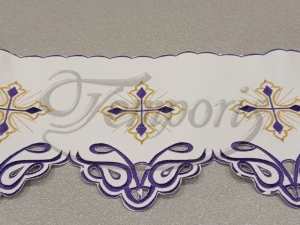 Koronka ołtarzowa fioletowa 1673F