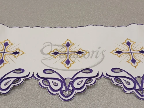 Koronka ołtarzowa fioletowa 1673F