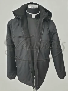 Kurtka męska jesienna wodoodporna na polarze