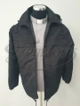 Kurtka męska wiosenna wodoodporna z odpinanym kapturem