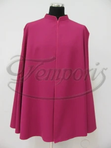 Mantolet amarantowy z amarantowym sznurkiem