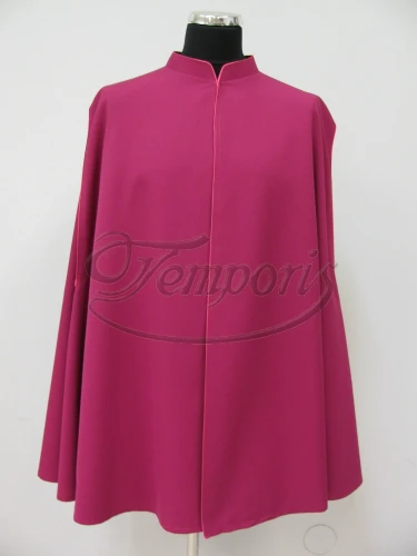 Mantolet amarantowy z amarantowym sznurkiem