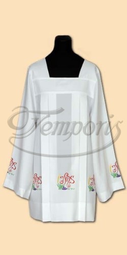 Komża kapłańska biała z haftem 76
