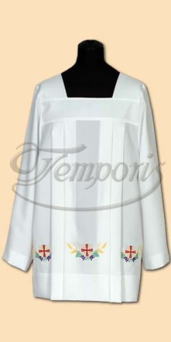 Komża kapłańska biała z haftem 77