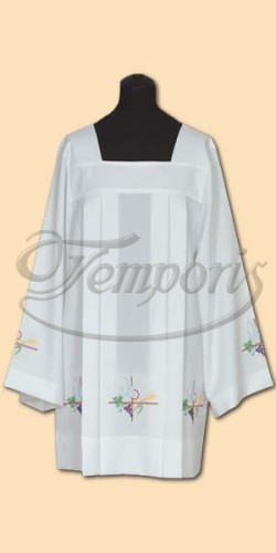 Komża kapłańska biała z haftem 80