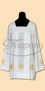 Komża kapłańska biała z haftem 86