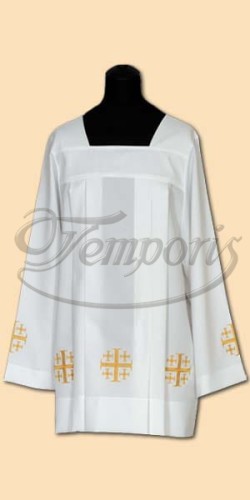 Komża kapłańska biała z haftem 86