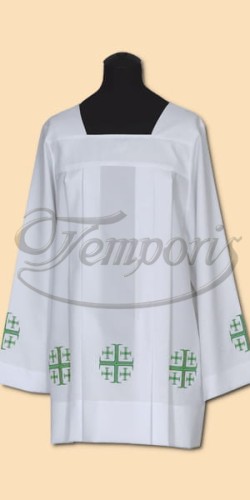 Komża kapłańska biała z haftem 86Z