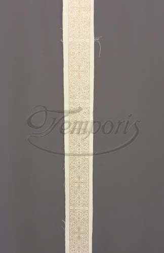Pas ornatowy wąski kremowy KR