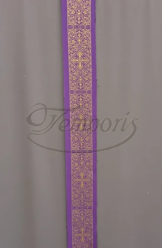 Pas ornatowy wąski fioletowy KR