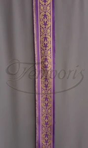 Pas ornatowy wąski fioletowy KW