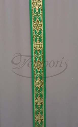Pas ornatowy wąski zielony K