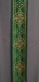 Pas ornatowy szeroki zielony K