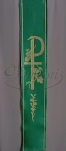 Pas ornatowy szeroki zielony P