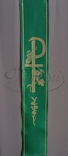 Pas ornatowy szeroki zielony P