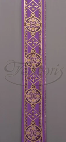 Pas ornatowy szeroki fioletowy K