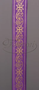 Pas ornatowy szeroki fioletowy KR