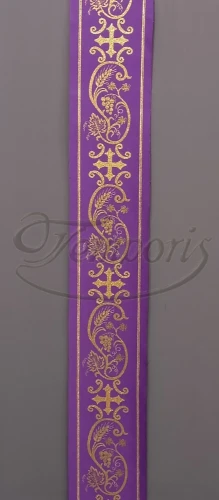 Pas ornatowy szeroki fioletowy KR