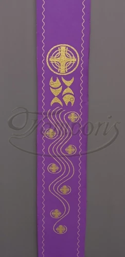 Pas ornatowy szeroki fioletowy R