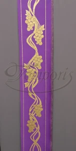 Pas ornatowy szeroki fioletowy W