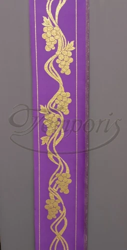 Pas ornatowy szeroki fioletowy W