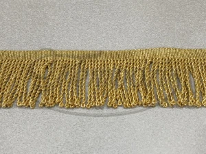 Frędzle metalizowane jasno złote