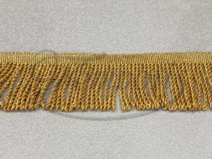 Frędzle metalizowane ciemno złote