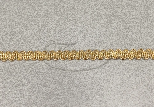 Taśma ozdobna metalizowana złota TRB