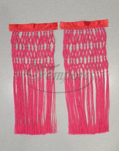 Frędzle do pasów kapłańskich amarantowe - styl włoski