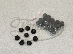 Guziki do sutanny z włosia czarne