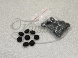 Guziki do sutanny z nici czarne