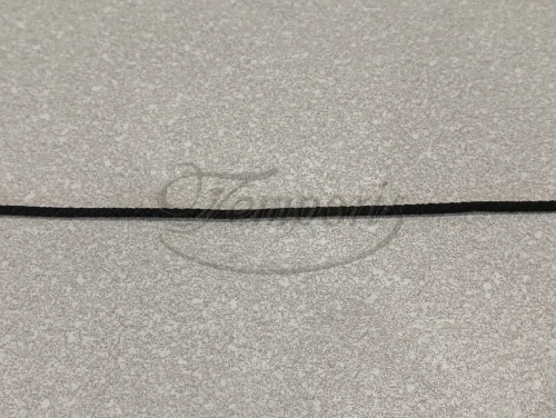 Sznurek pleciony do sutanny czarny