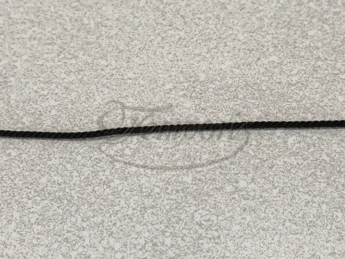 Sznurek skręcany do sutanny czarny