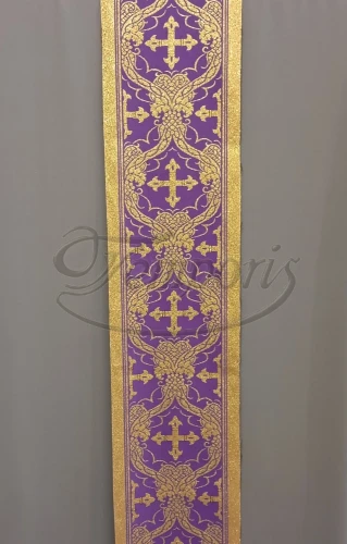 Pas ornatowy szeroki fioletowy S