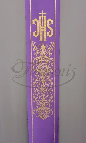 Pas ornatowy szeroki fioletowy IK
