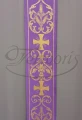 Pas ornatowy szeroki fioletowy KŁ