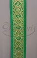 Pas ornatowy szeroki zielony RM
