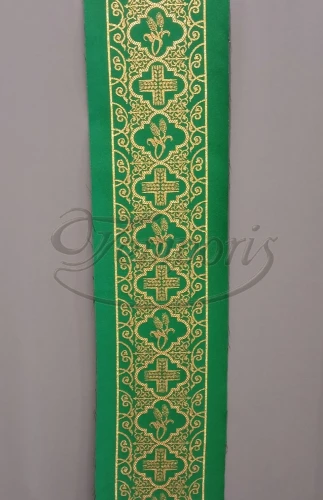 Pas ornatowy szeroki zielony RM