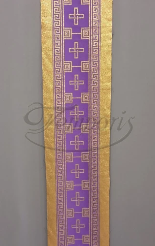 Pas ornatowy szeroki fioletowy G
