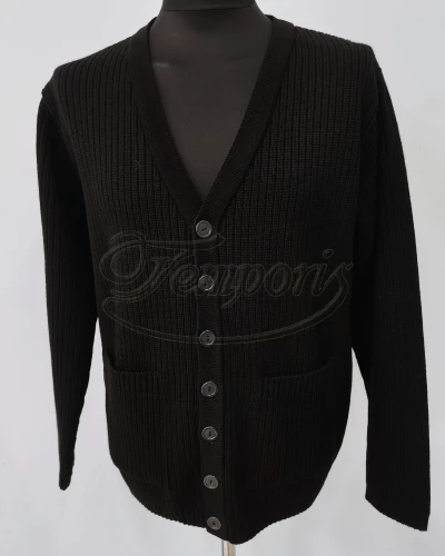 Sweter na sutannę męski czarny