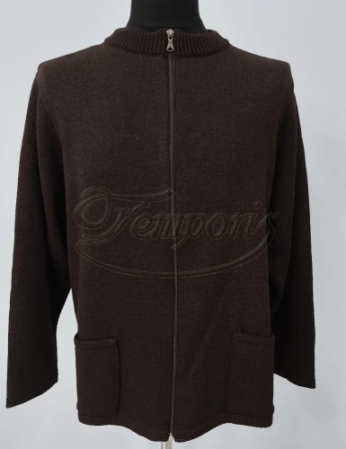 Sweter damski brązowy